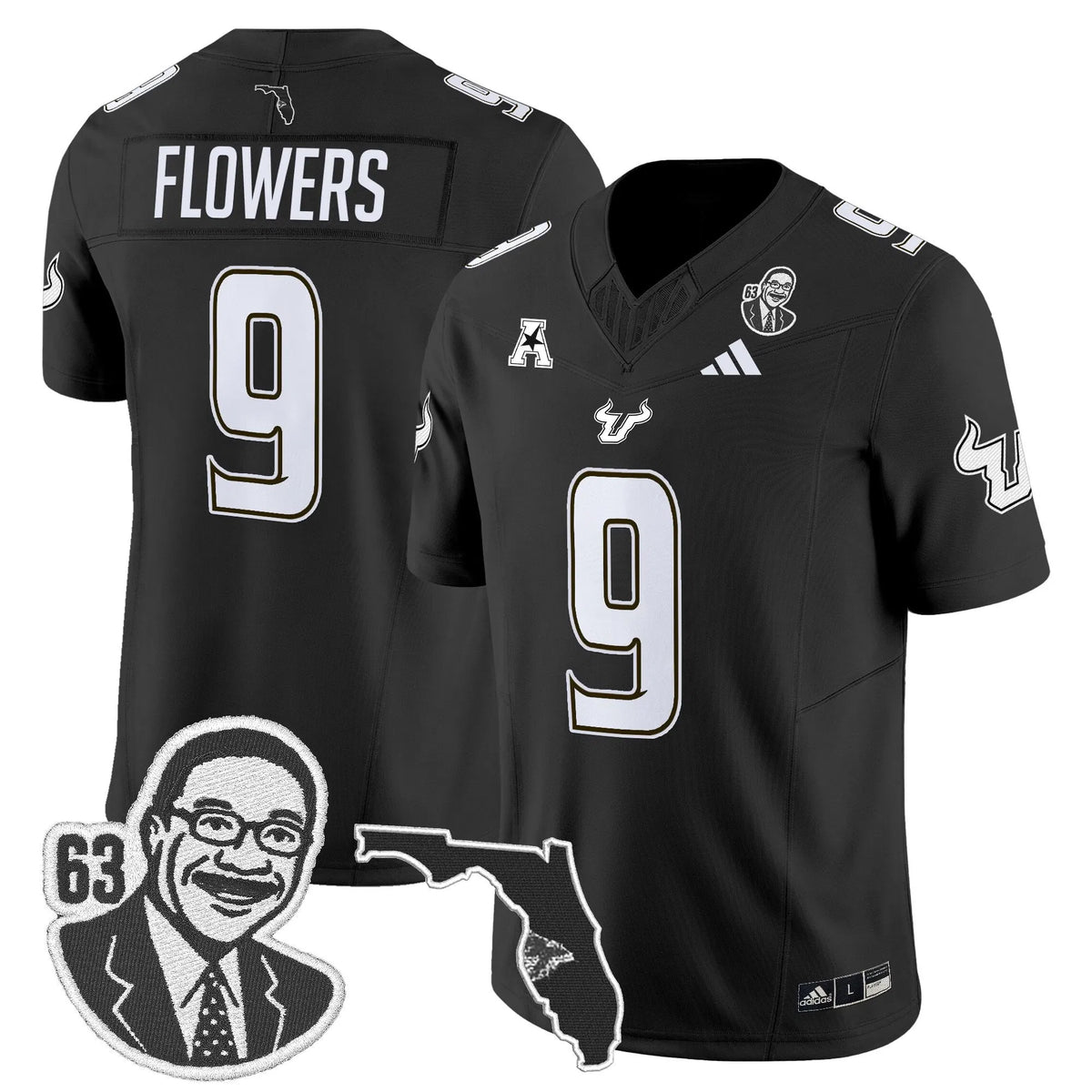Personalized South Florida Bulls 'Lee Roy Selmon Legacy Edition' Vapor Limited Jersey - Black / Quinton Flowers Stitched