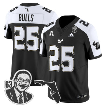 Personalized South Florida Bulls 'Lee Roy Selmon Legacy Edition' Vapor Limited Jersey - Black Alternate / #25 Bulls Stitched