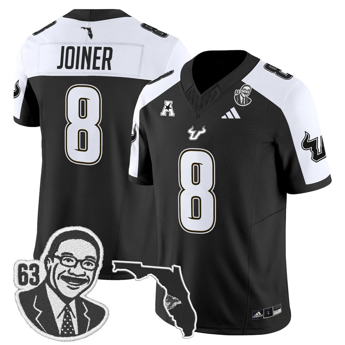 Personalized South Florida Bulls 'Lee Roy Selmon Legacy Edition' Vapor Limited Jersey - Black Alternate / Kelley Joiner Stitched