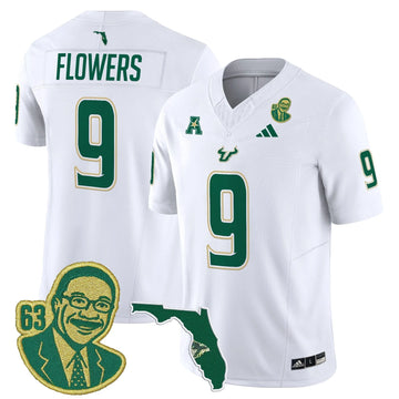 Personalized South Florida Bulls 'Lee Roy Selmon Legacy Edition' Vapor Limited Jersey - White / Quinton Flowers Stitched