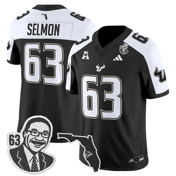Personalized South Florida Bulls 'Lee Roy Selmon Legacy Edition' Vapor Limited Jersey - Black Alternate / Lee Roy Selmon Stitched