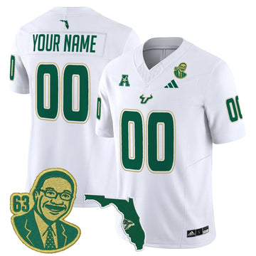 Personalized South Florida Bulls 'Lee Roy Selmon Legacy Edition' Vapor Limited Custom Jersey - White Stitched