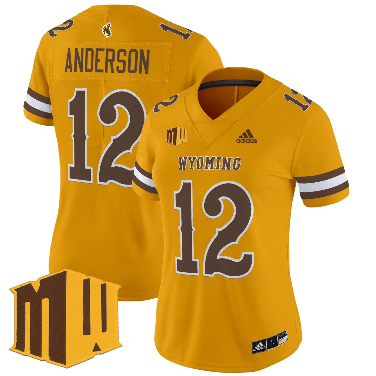 Personalized Women's WC 2026 Vapor Limited Jersey - Stitched - Gold / Kaden Anderson Stitched