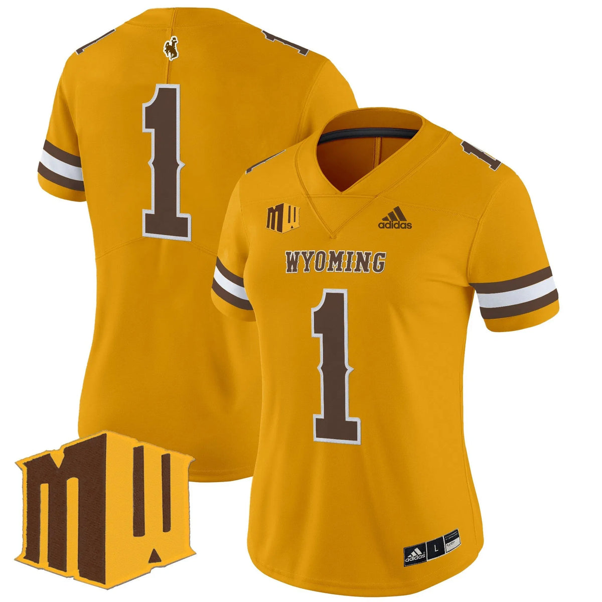 Personalized Women's WC 2026 Vapor Limited Jersey - Stitched - Gold / #1 Team Stitched