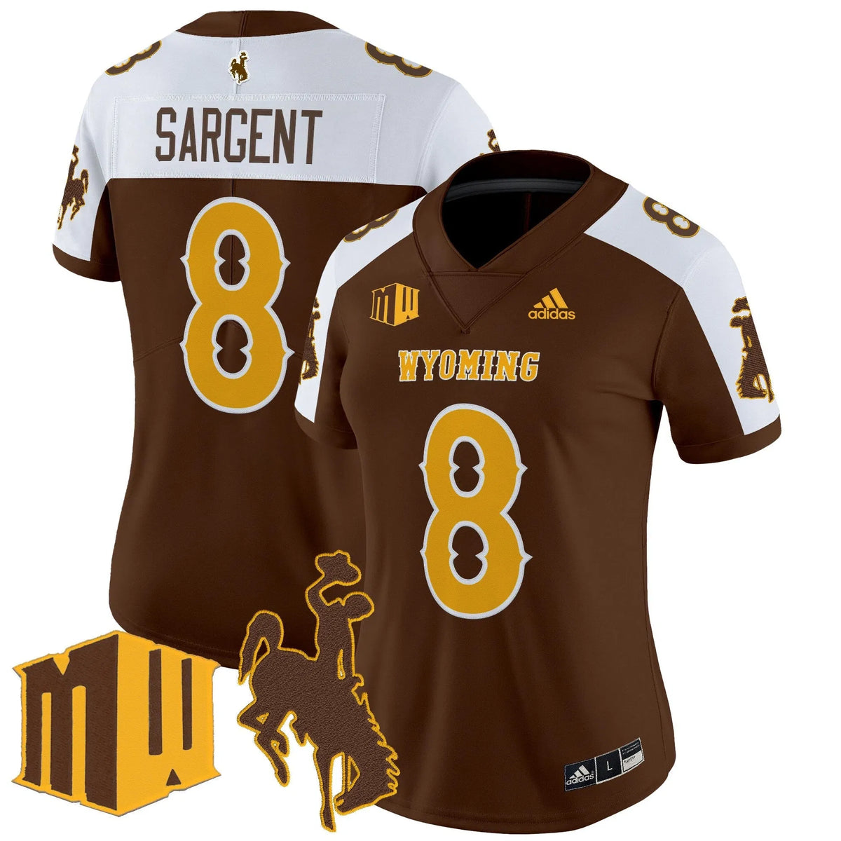 Personalized Women's WC 2026 Vapor Limited Jersey - Stitched - Brown Alternate / Jaylen Sargent Stitched