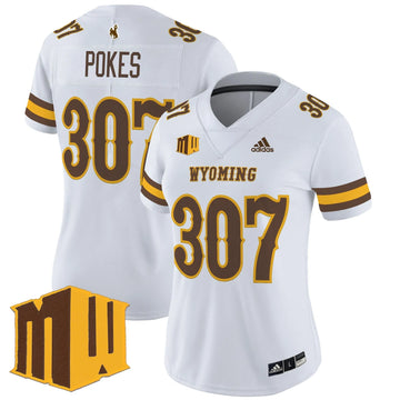 Personalized Women's WC 2026 Vapor Limited Jersey - Stitched - White / Pokes307 Stitched