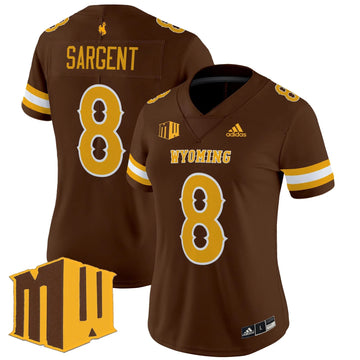 Personalized Women's WC 2026 Vapor Limited Jersey - Stitched - Brown / Jaylen Sargent Stitched
