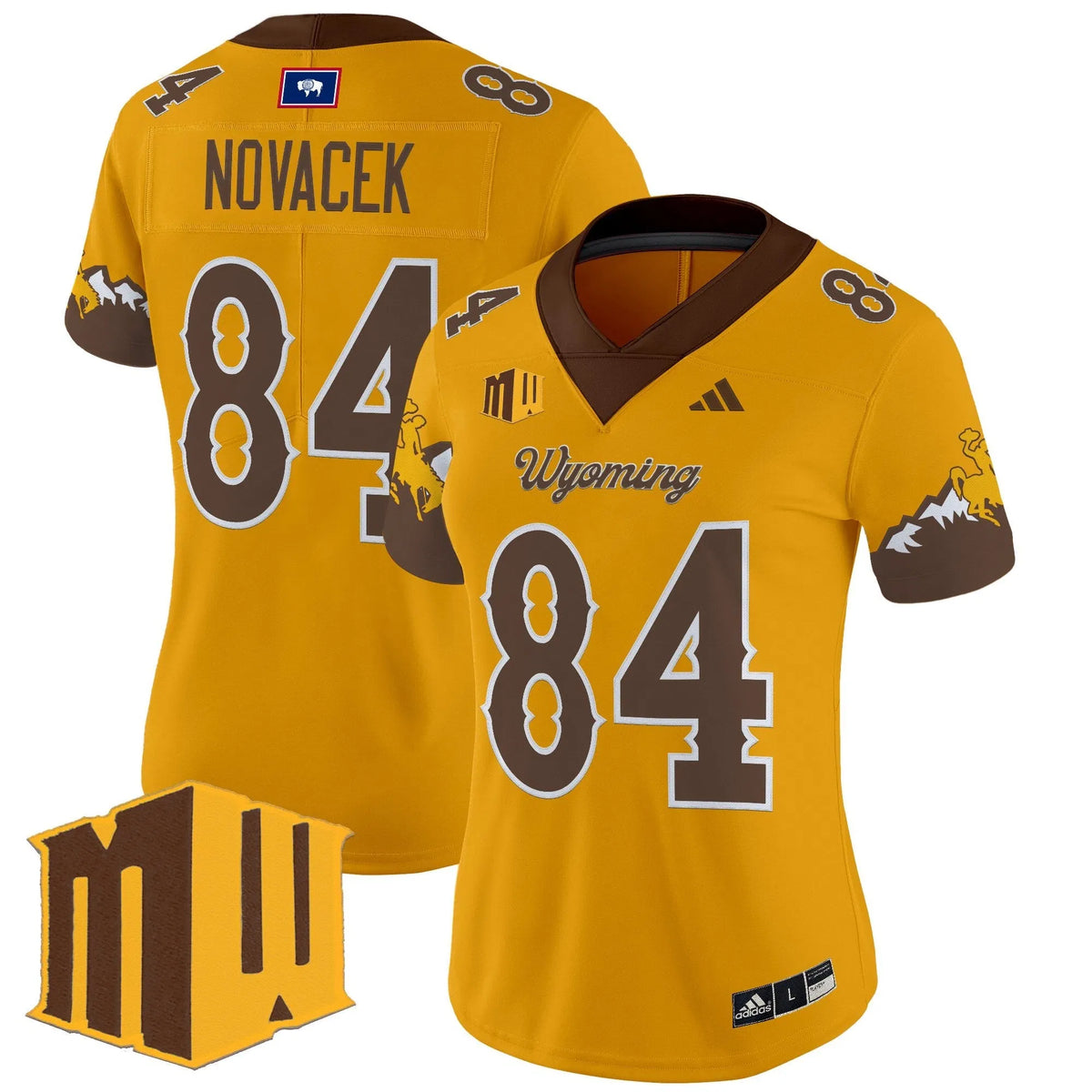 Personalized Women's WC 2026 Vapor Limited Jersey - Stitched - Gold Limited / Jay Novacek Stitched