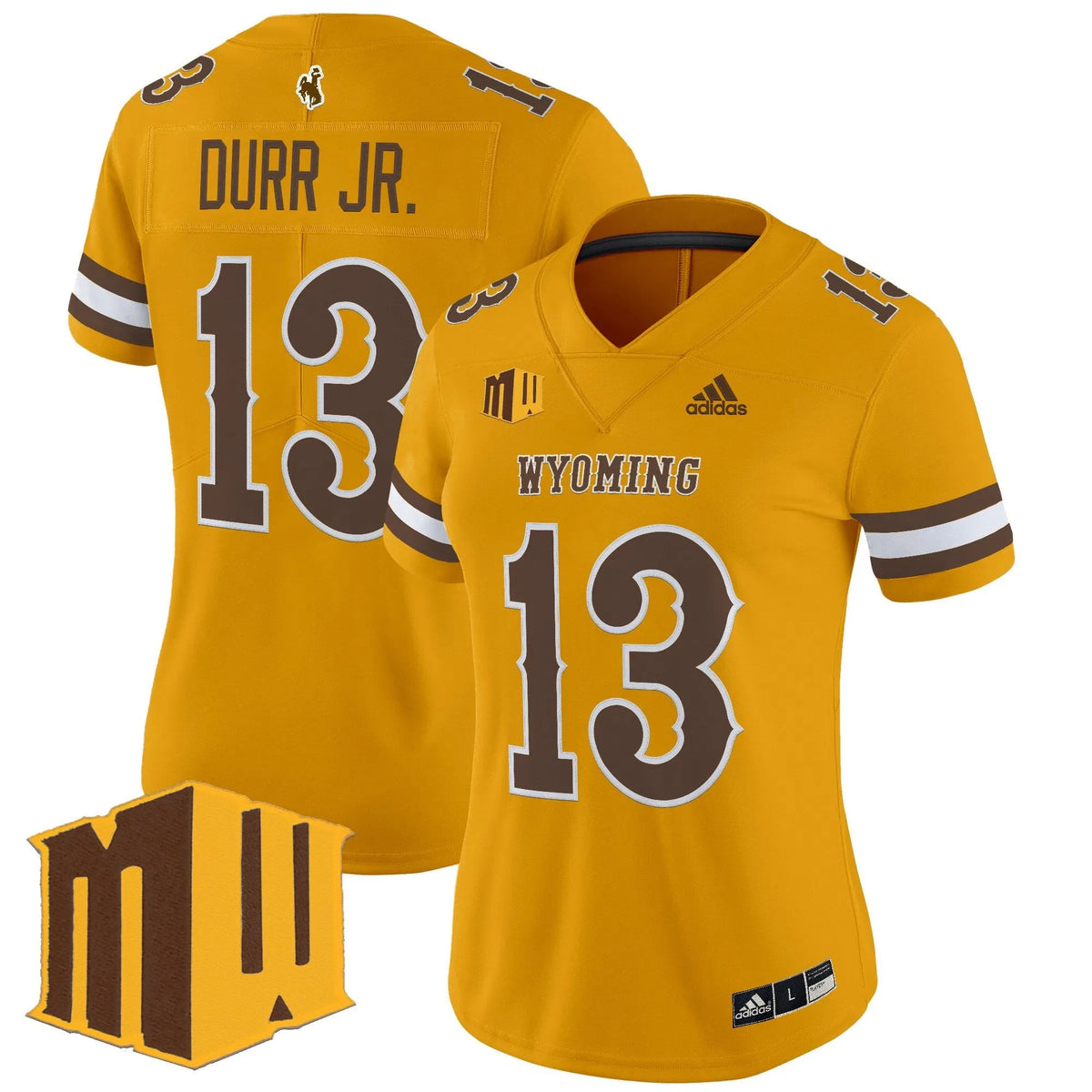 Personalized Women's WC 2026 Vapor Limited Jersey - Stitched - Gold / Chris Durr Jr. Stitched