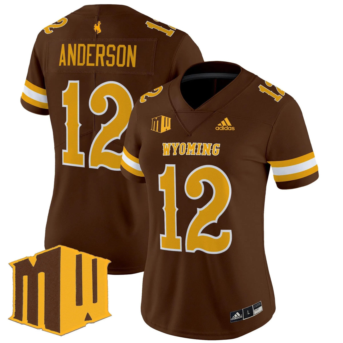 Personalized Women's WC 2026 Vapor Limited Jersey - Stitched - Brown / Kaden Anderson Stitched