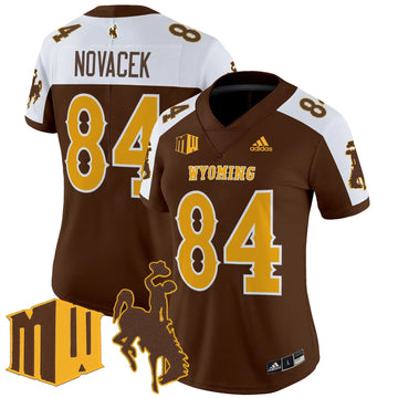 Personalized Women's WC 2026 Vapor Limited Jersey - Stitched - Brown Alternate / Jay Novacek Stitched