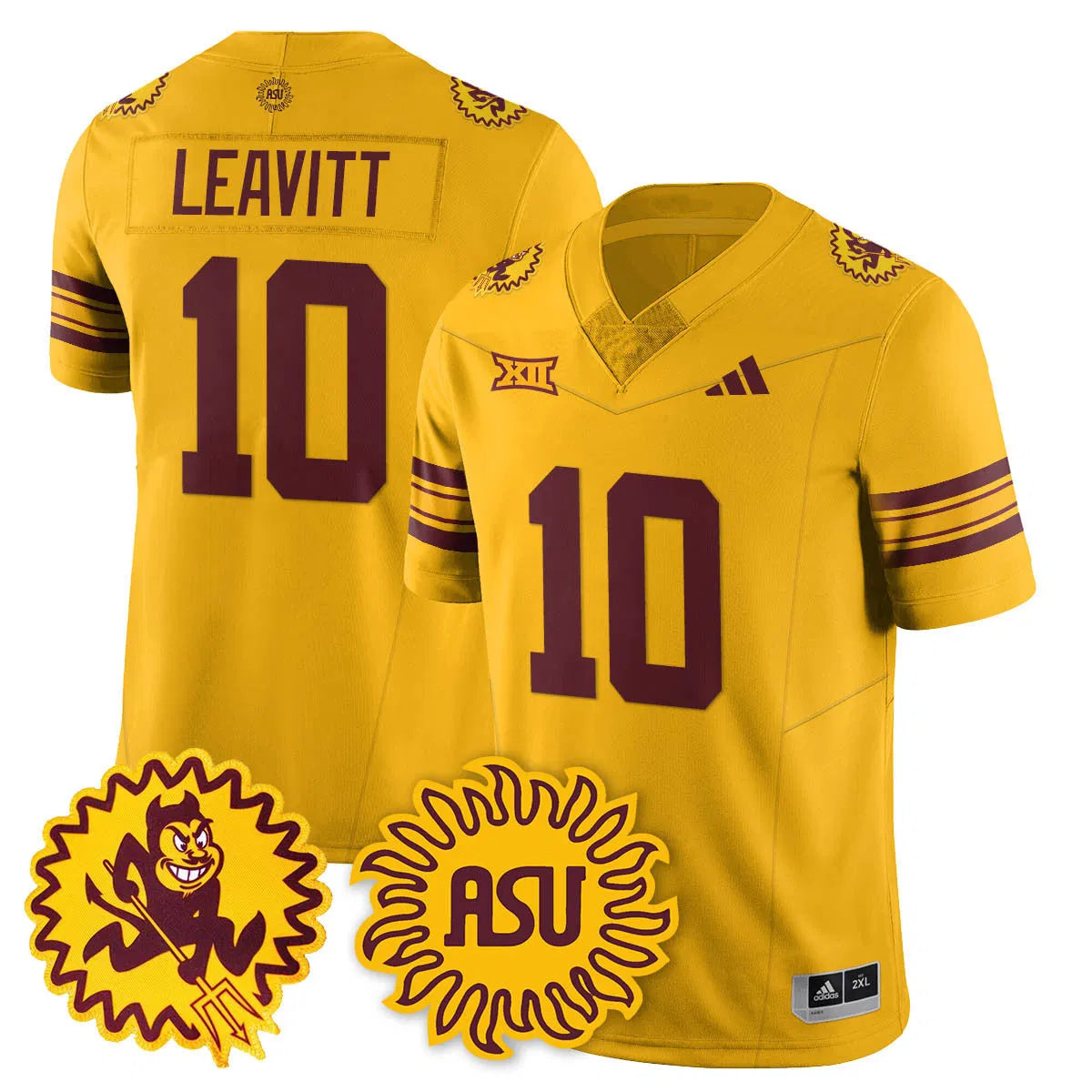 Personalized ASSD 1975 Throwback Uniform - Gold / Sam Leavitt Stitched