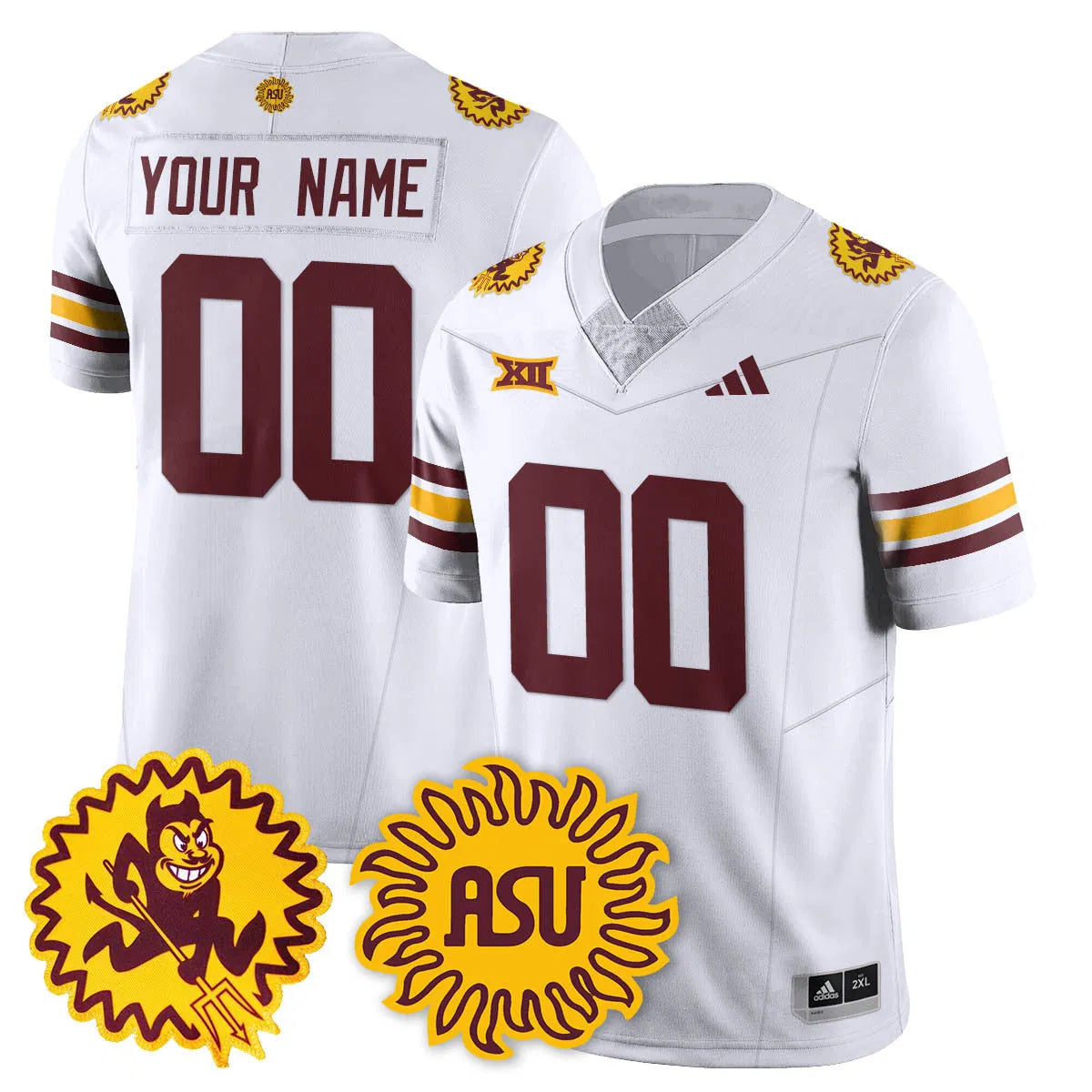 Personalized ASSD 1975 Throwback Custom Uniform - White Stitched
