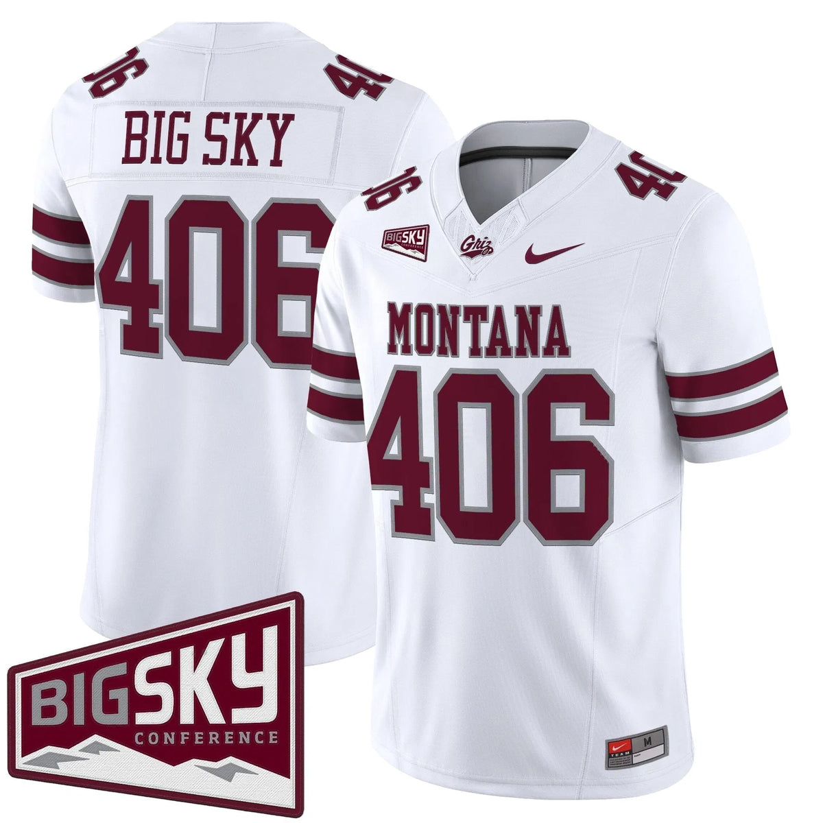 Personalized MG 2026 Vapor Limited Jersey - White / Big Sky 406 Stitched