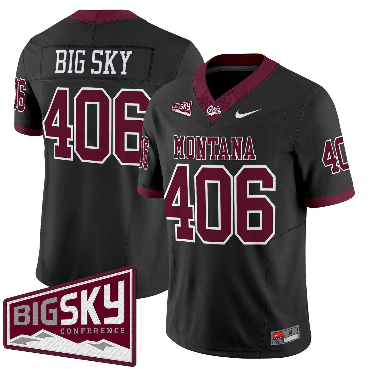 Personalized MG 2026 Vapor Limited Jersey - Black / Big Sky 406 Stitched