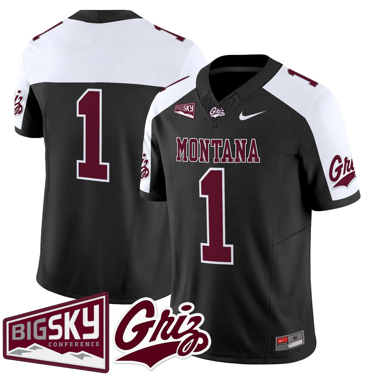 Personalized MG 2026 Vapor Limited Jersey - Black Alternate / #1 Team Stitched