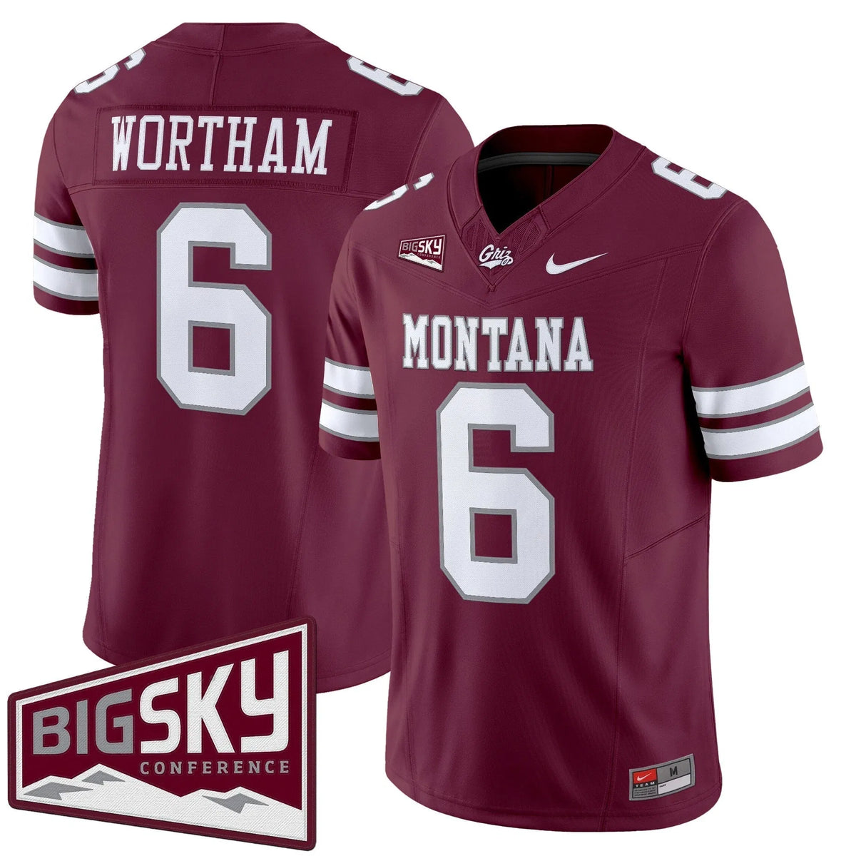 Personalized MG 2026 Vapor Limited Jersey - Maroon / Michael Wortham Stitched