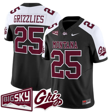 Personalized MG 2026 Vapor Limited Jersey - Black Alternate / #25 Grizzlies Stitched