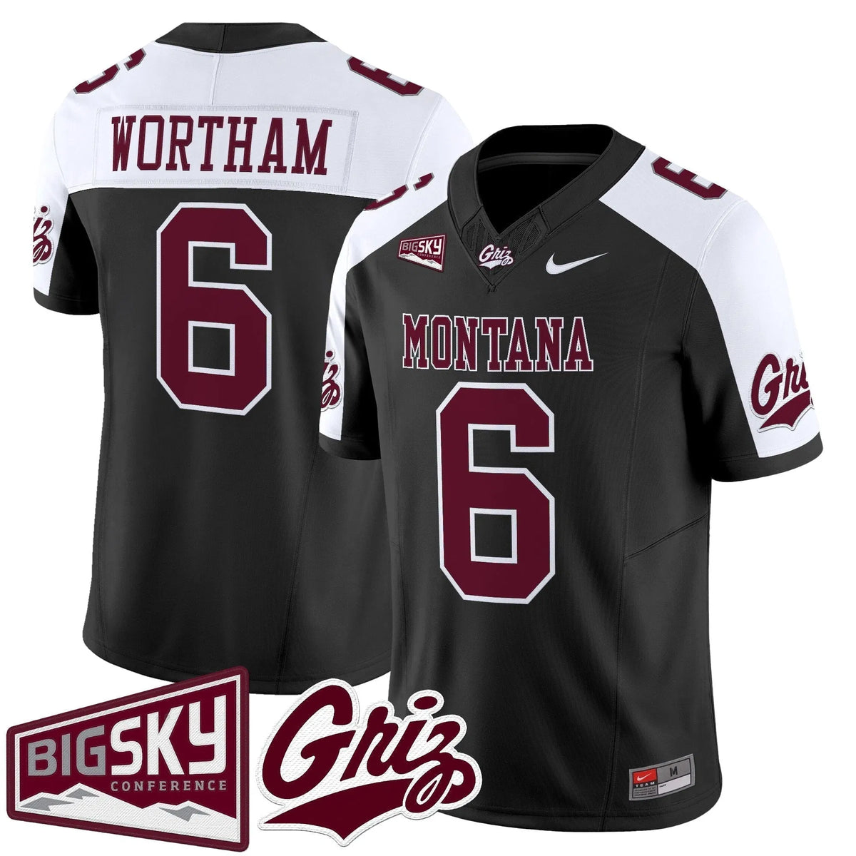 Personalized MG 2026 Vapor Limited Jersey - Black Alternate / Michael Wortham Stitched