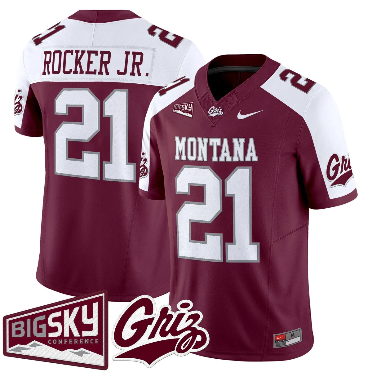 Personalized MG 2026 Vapor Limited Jersey - Maroon Alternate / Stevie Rocker Jr. Stitched