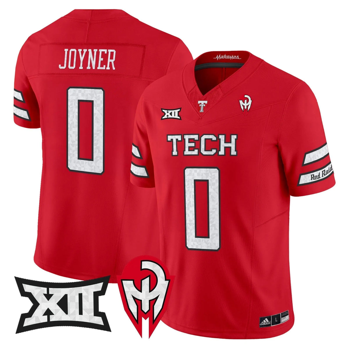 Personalized TTU 'Too Cold' Vapor Limited Jersey - Mahomes Collection - Red / Quinten Joyner Stitched