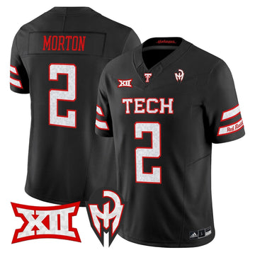Personalized TTU 'Too Cold' Vapor Limited Jersey - Mahomes Collection - Black / Behren Morton Stitched