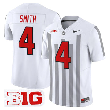 Personalized OSU Throwback Vapor Limited Jersey - Stitched - White / Jeremiah Smith Stitched