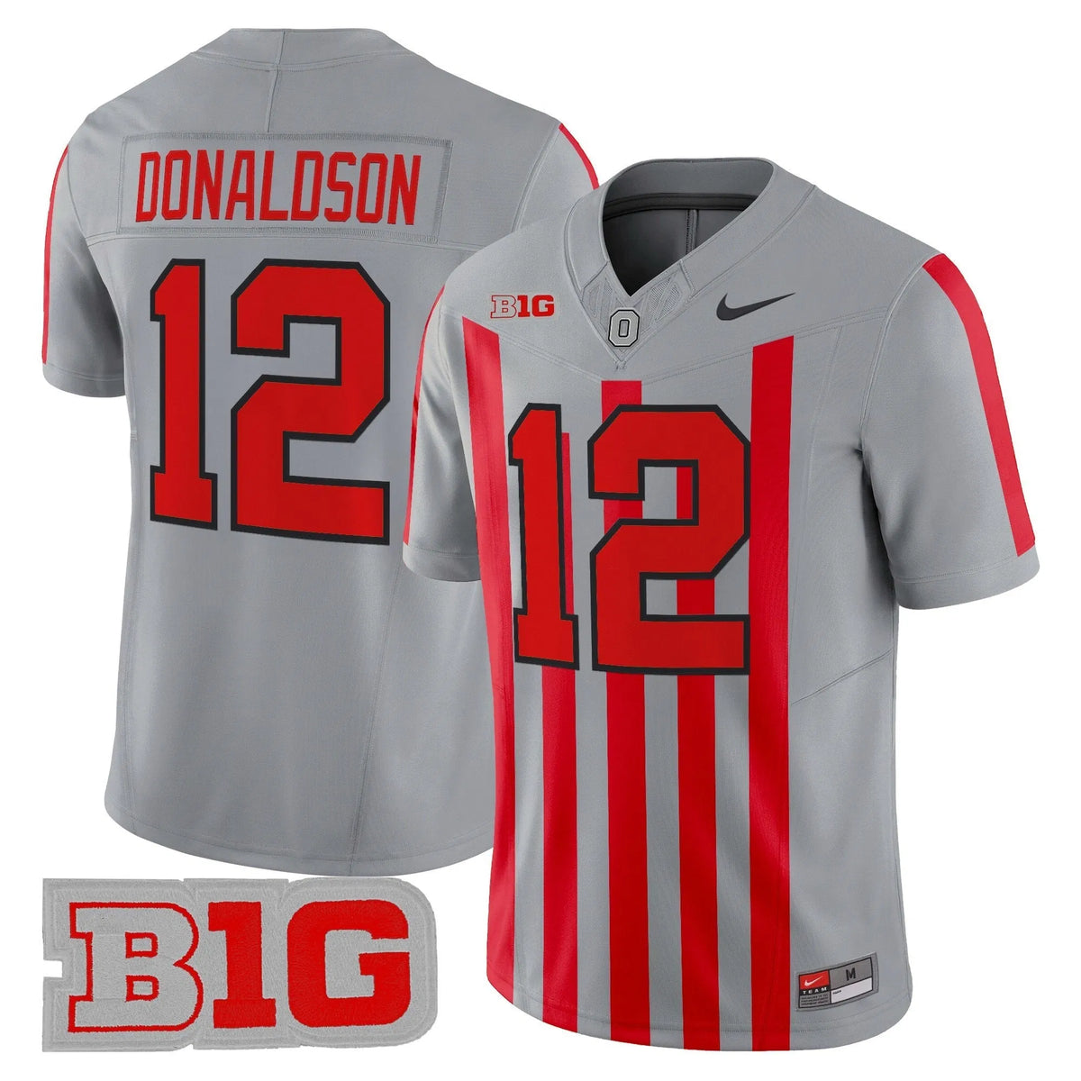 Personalized OSU Throwback Vapor Limited Jersey - Stitched - Gray / CJ Donaldson Stitched