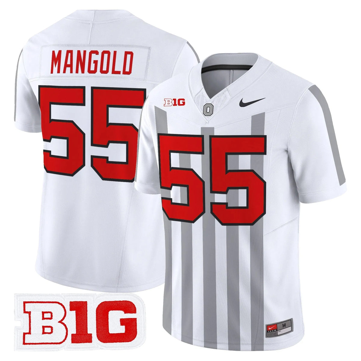 Personalized OSU Throwback Vapor Limited Jersey - Stitched - White / Nick Mangold Stitched