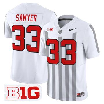 Personalized OSU Throwback Vapor Limited Jersey - Stitched - White / Jack Sawyer Stitched