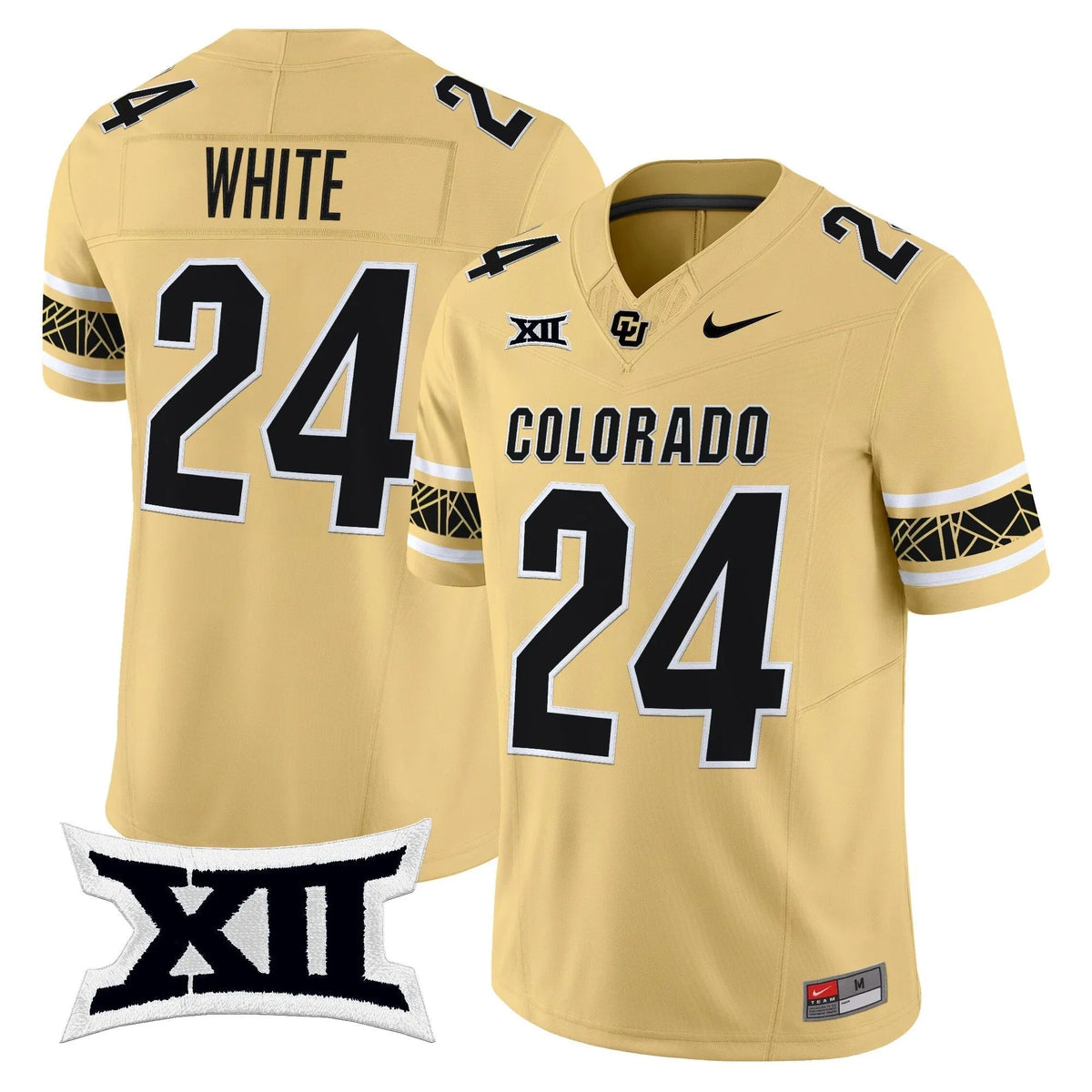 Personalized CU 2026 Vapor Limited Jersey V2 - Stitched - Gold / Byron White Stitched