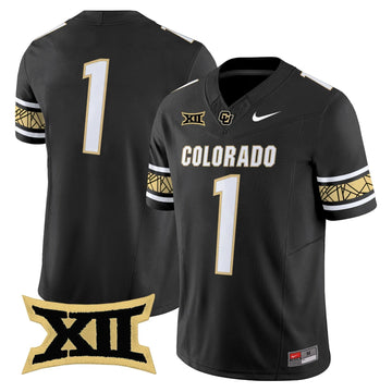 Personalized CU 2026 Vapor Limited Jersey V2 - Stitched - Black / #1 Team Stitched