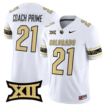Personalized CU 2026 Vapor Limited Jersey V2 - Stitched - White / Coach Prime Stitched
