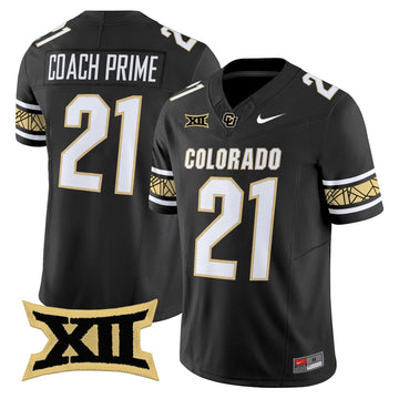Personalized CU 2026 Vapor Limited Jersey V2 - Stitched - Black / Coach Prime Stitched