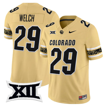 Personalized CU 2026 Vapor Limited Jersey V2 - Stitched - Gold / Micah Welch Stitched
