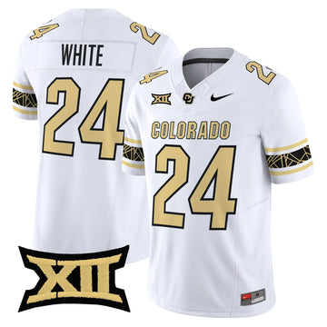 Personalized CU 2026 Vapor Limited Jersey V2 - Stitched - White / Byron White Stitched