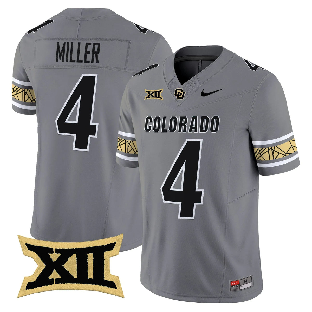 Personalized CU 2026 Vapor Limited Jersey V2 - Stitched - Gray / Omarion Miller Stitched