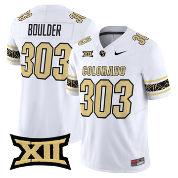 Personalized CU 2026 Vapor Limited Jersey V2 - Stitched - White / Boulder 303 Stitched