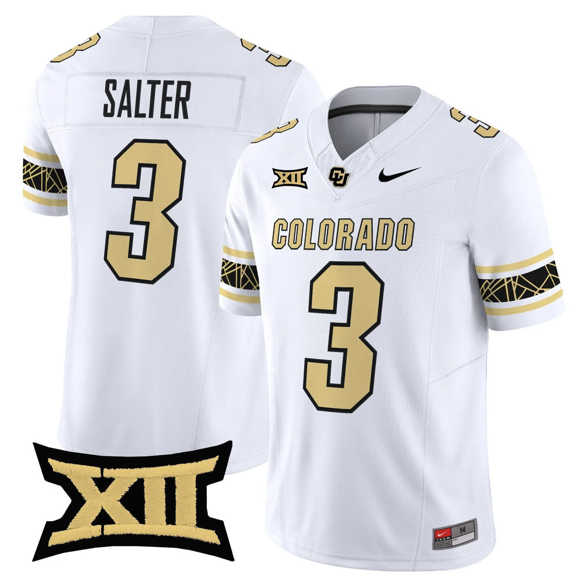 Personalized CU 2026 Vapor Limited Jersey V2 - Stitched - White / Kaidon Salter Stitched