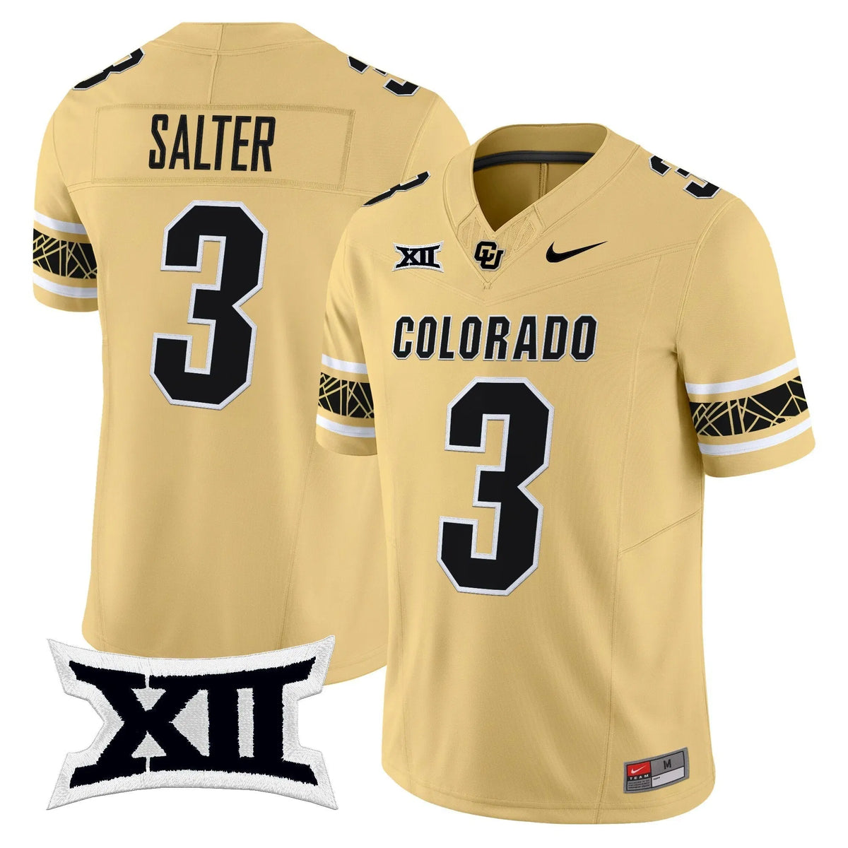 Personalized CU 2026 Vapor Limited Jersey V2 - Stitched - Gold / Kaidon Salter Stitched