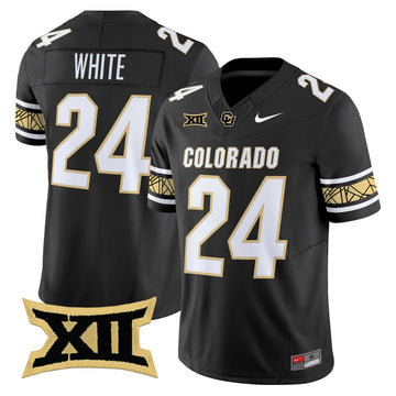 Personalized CU 2026 Vapor Limited Jersey V2 - Stitched - Black / Byron White Stitched