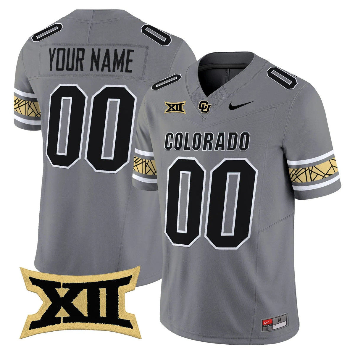 Personalized CU 2026 Vapor Limited Custom Jersey V2 - Stitched - Gray Stitched