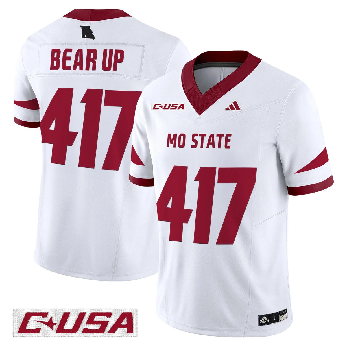 Personalized MSB 2026 Vapor Limited Jersey - White / Bear Up 417 Stitched