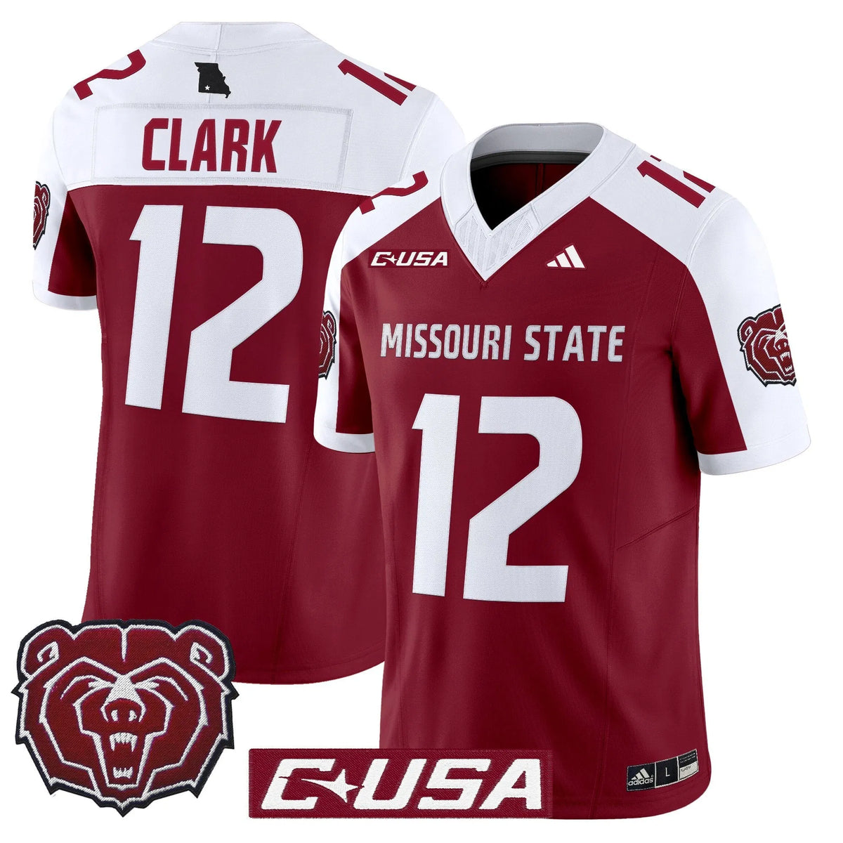 Personalized MSB 2026 Vapor Limited Jersey - Maroon Alternate / Jacob Clark Stitched