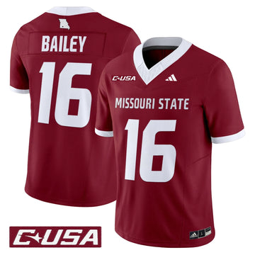 Personalized MSB 2026 Vapor Limited Jersey - Maroon / Deuce Bailey Stitched