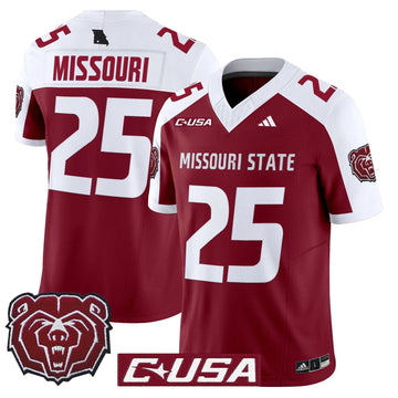 Personalized MSB 2026 Vapor Limited Jersey - Maroon Alternate / #25 Missouri Stitched