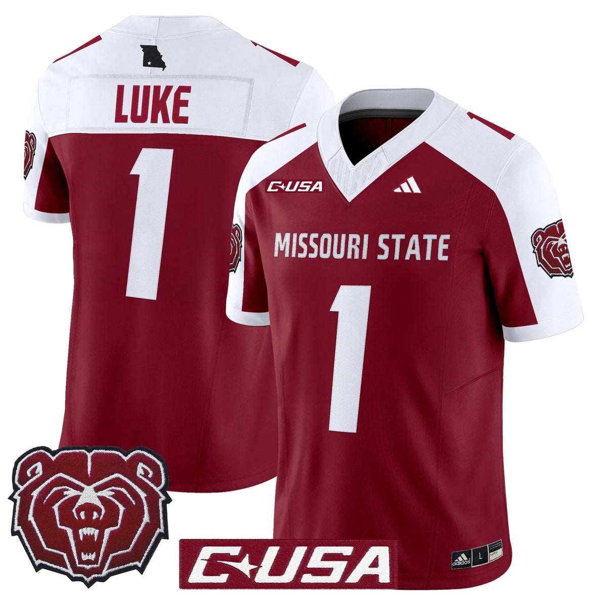 Personalized MSB 2026 Vapor Limited Jersey - Maroon Alternate / Dash Luke Stitched
