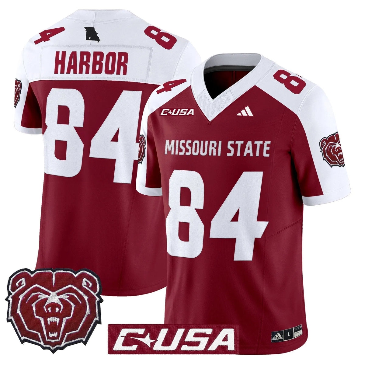 Personalized MSB 2026 Vapor Limited Jersey - Maroon Alternate / Clay Harbor Stitched