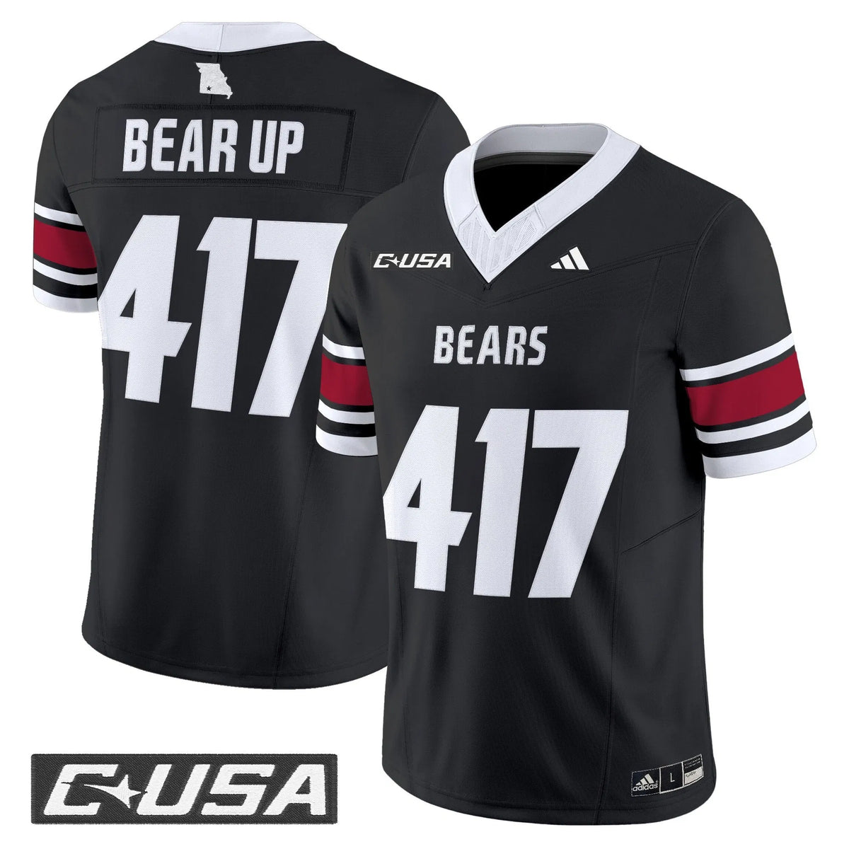Personalized MSB 2026 Vapor Limited Jersey - Black / Bear Up 417 Stitched