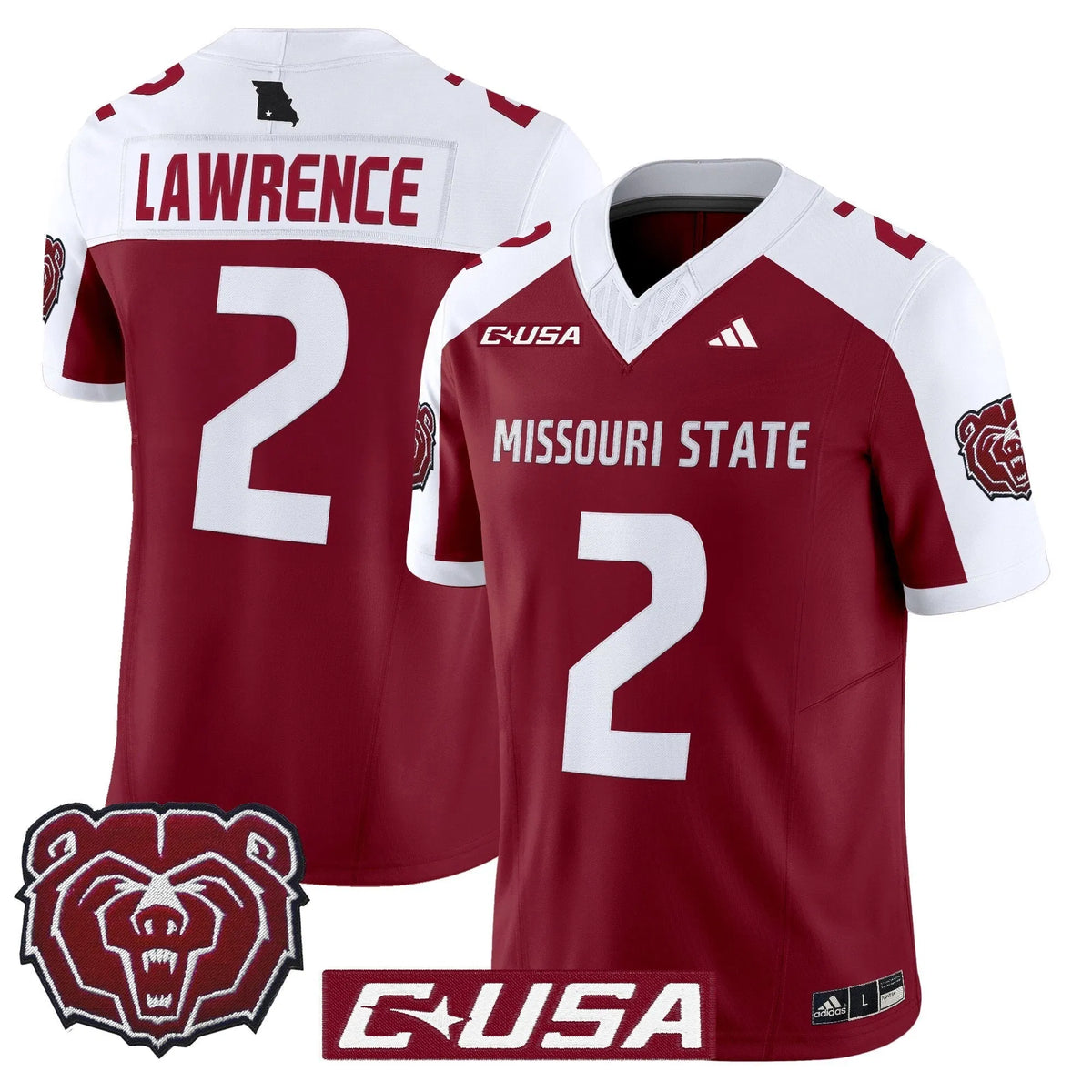 Personalized MSB 2026 Vapor Limited Jersey - Maroon Alternate / Shomari Lawrence Stitched